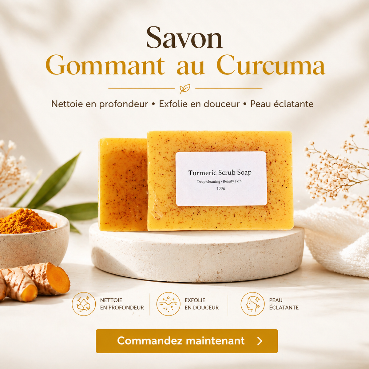 Savon Curcuma & Acide Kojique™